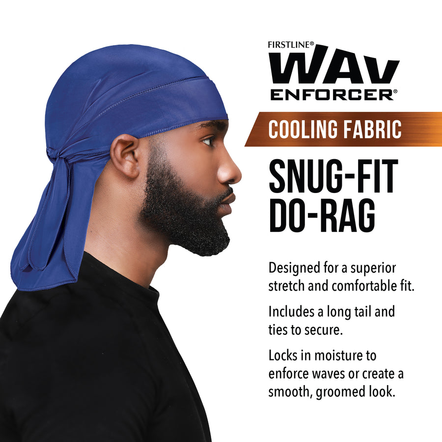 WavEnforcer Snug Fit Do-Rag, Blue 1063