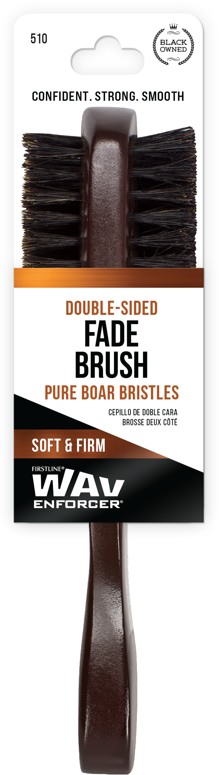 WavEnforcer® Double-Sided Men's Fade Brush, 510